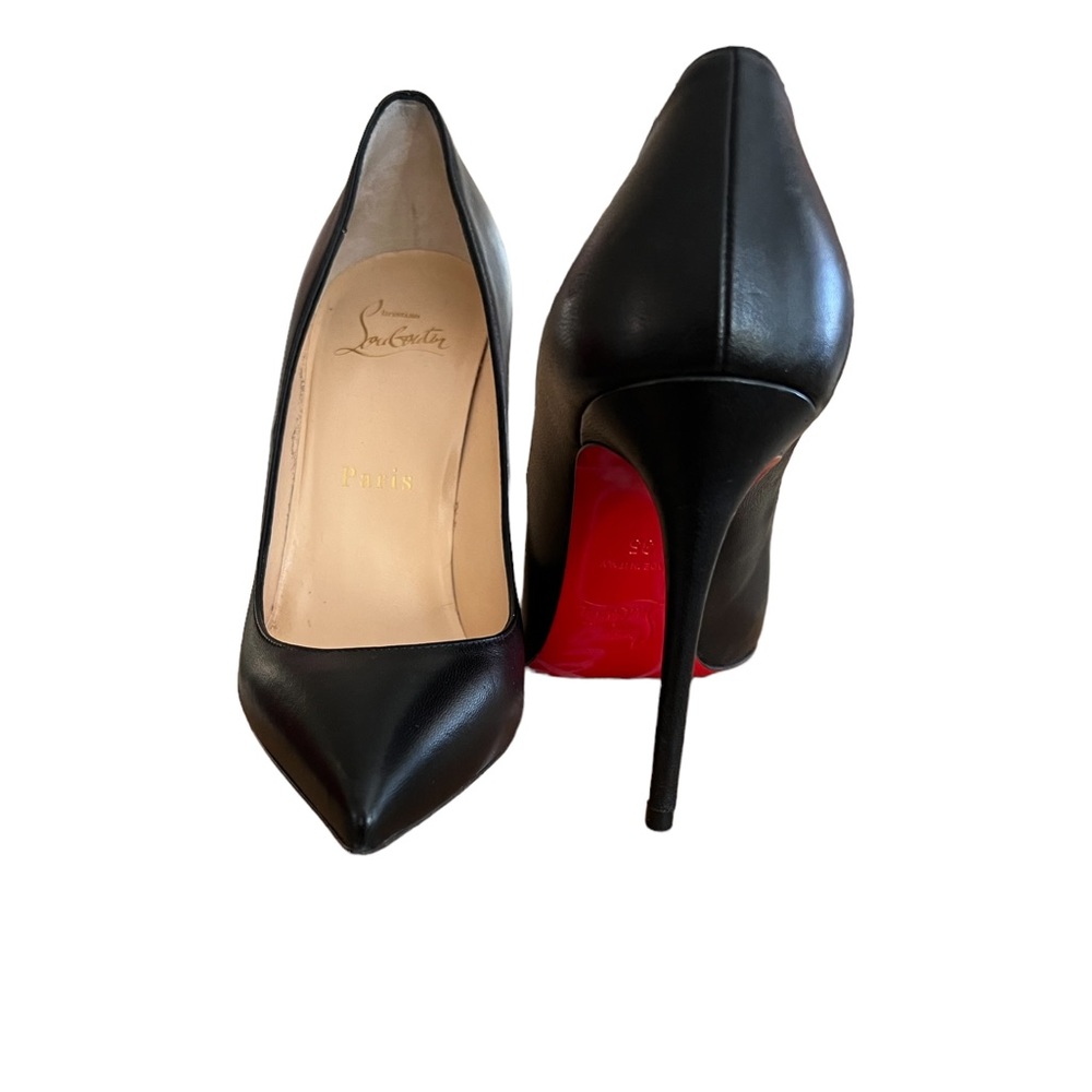 Louboutin Pigalle Follies Leather Pumps